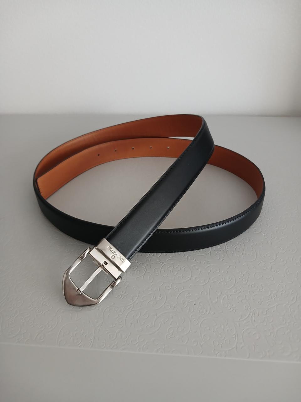 루이비통 양면 가죽벨트