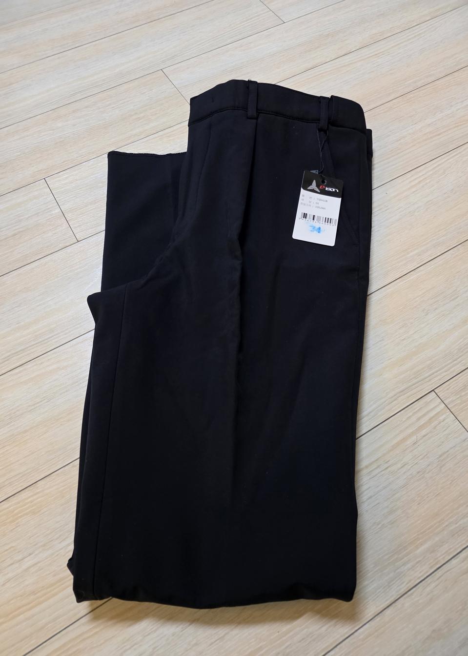 새상품!블랙 남성용겨울기모바지