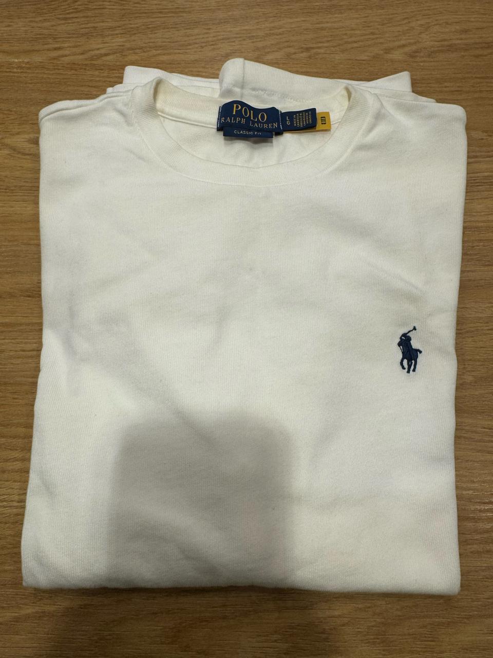 폴로랄프로렌 흰색반팔 티셔츠 L