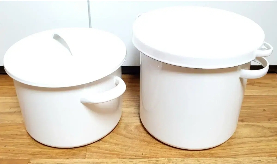 Noda Horo Enamel White/ 2세트