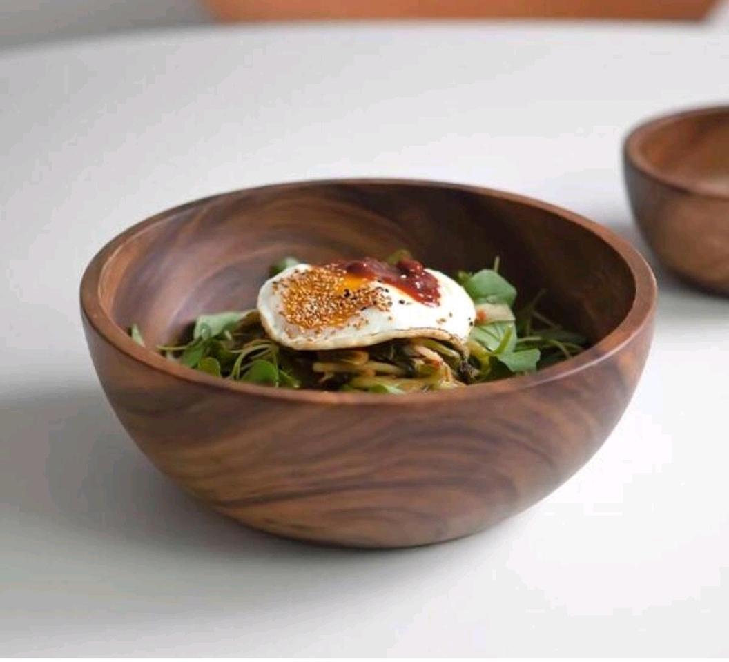 니코트  아카시아 우드 빅볼-비빔볼,샐러드볼