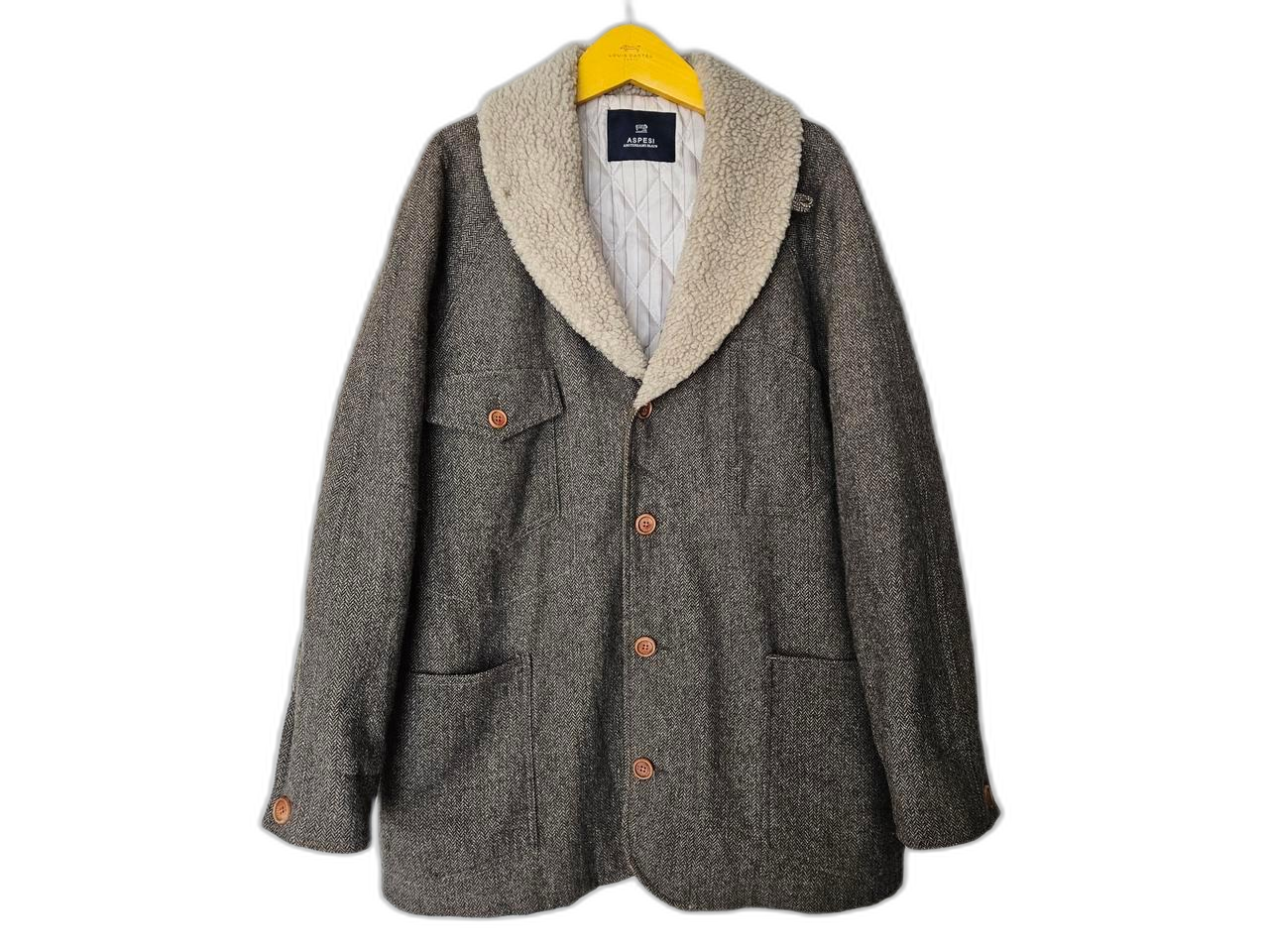 아스페시 헤링본 포켓 자켓