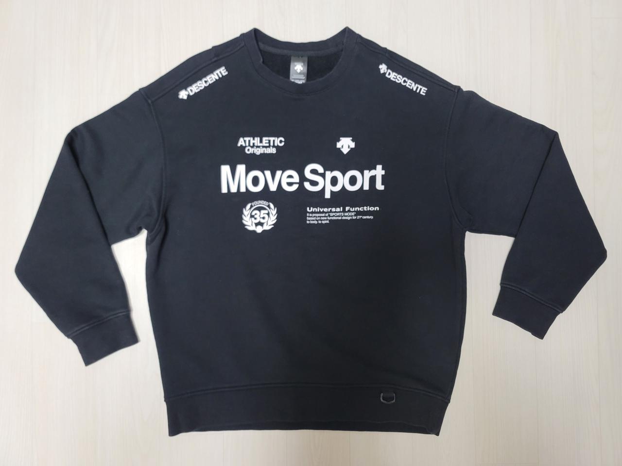 (100)데상트 남여공용 그래픽 맨투맨 긴팔티셔츠 판매합니다