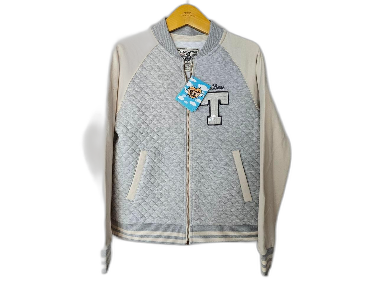 티니위니 퀼팅 자수 아구점퍼 스타디움 자켓 여성 90사이즈 (새제품)