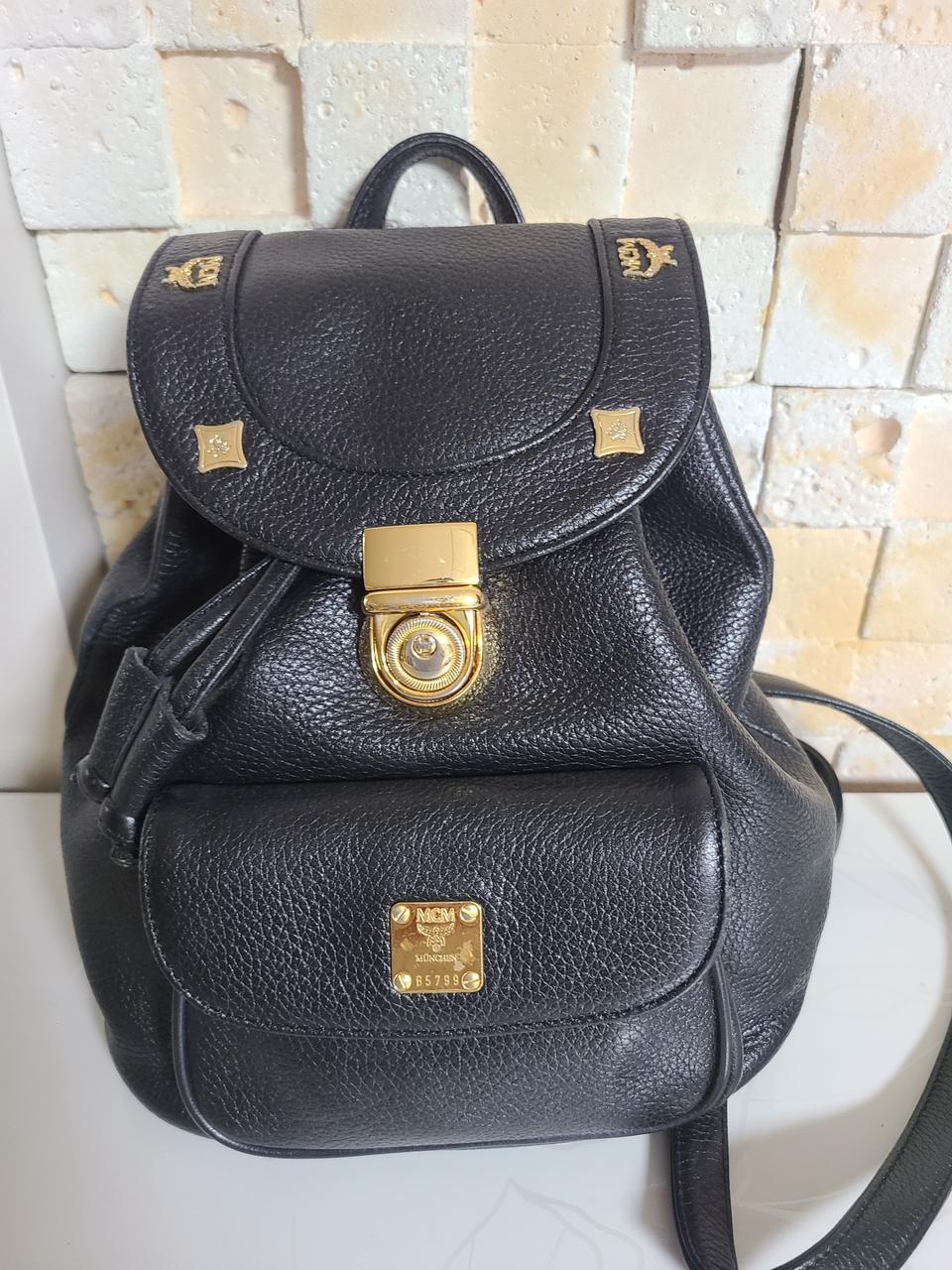 정품 mcm가방 미니백팩