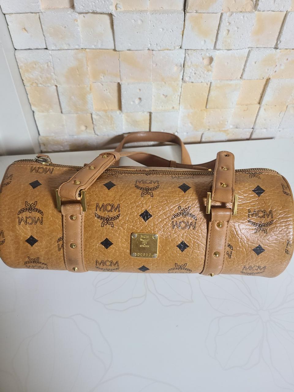 정품 mcm가방 원통가방