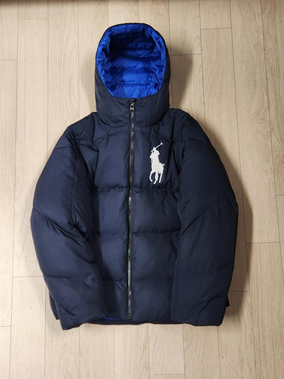 폴로랄프로렌 빅로고 덕다운패딩 S