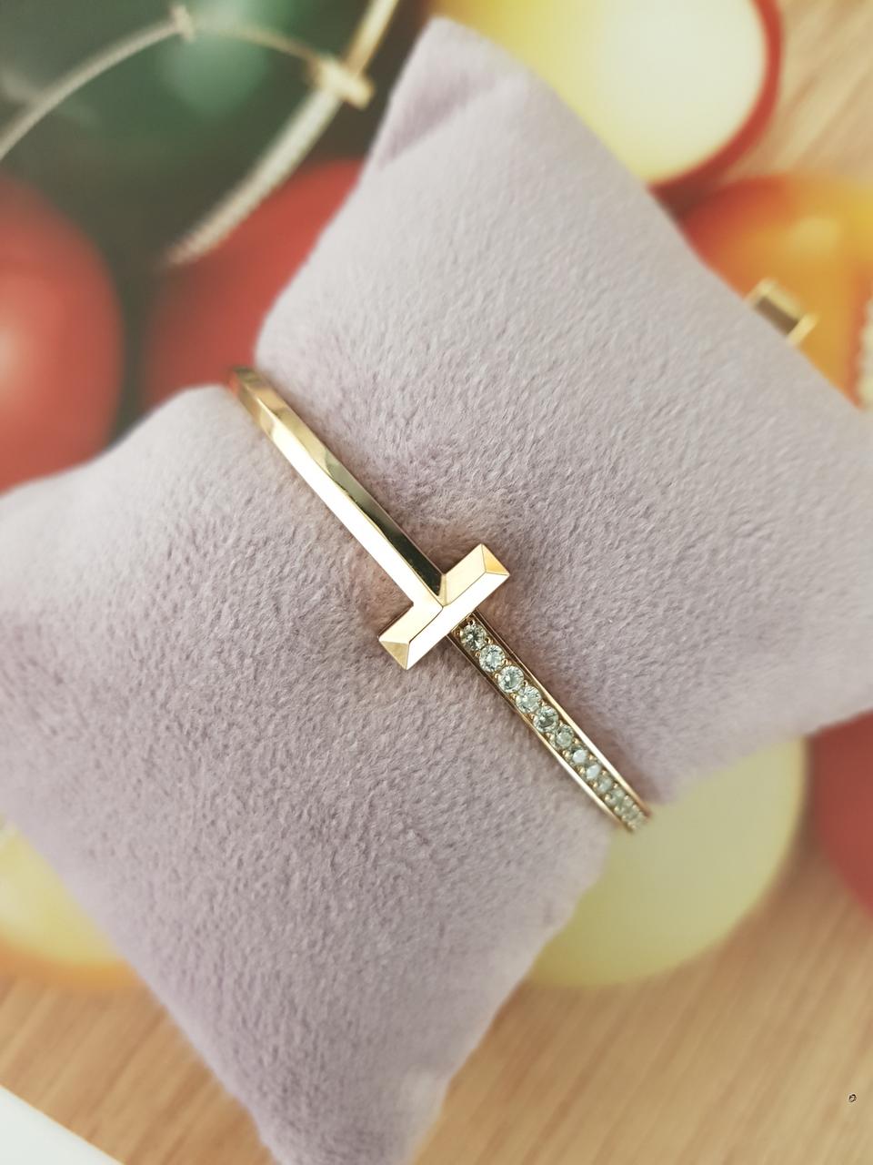 18k 트렌디 뱅글팔찌 ( 팔목 약한언냐)