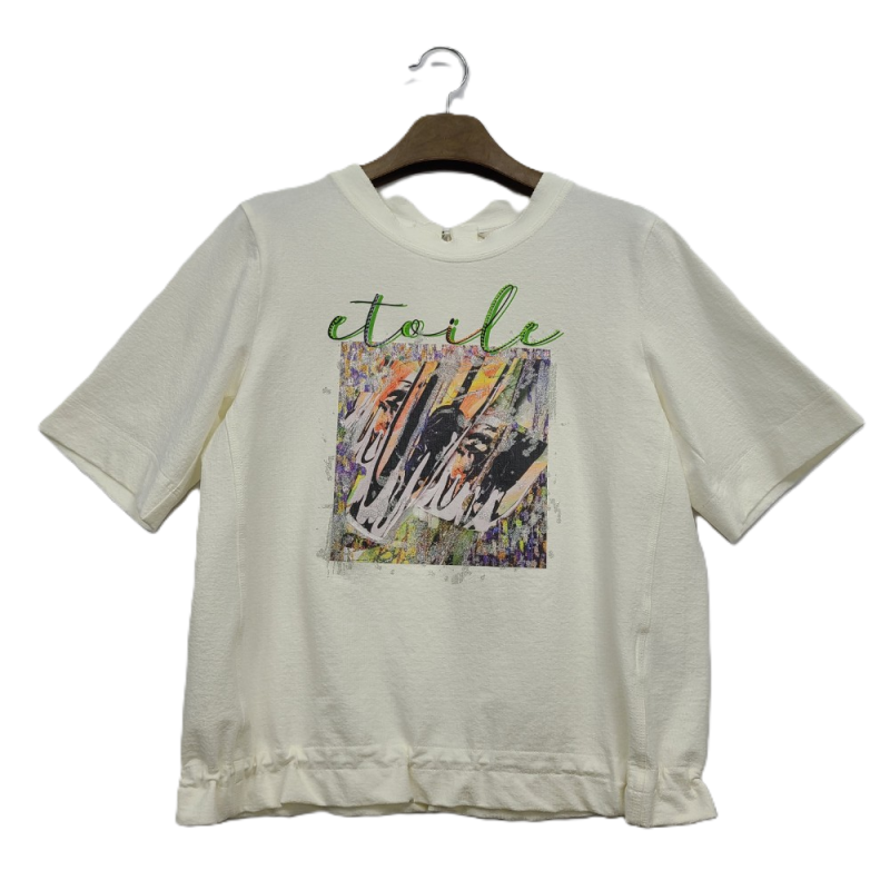 2052/데코/S/2021ss//프린팅 반팔//구제나라앨리스