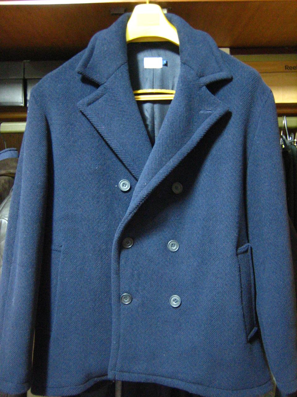 [판매]Denime Peacoat드니메 드님 멜튼 울 오버사이즈 피코트L