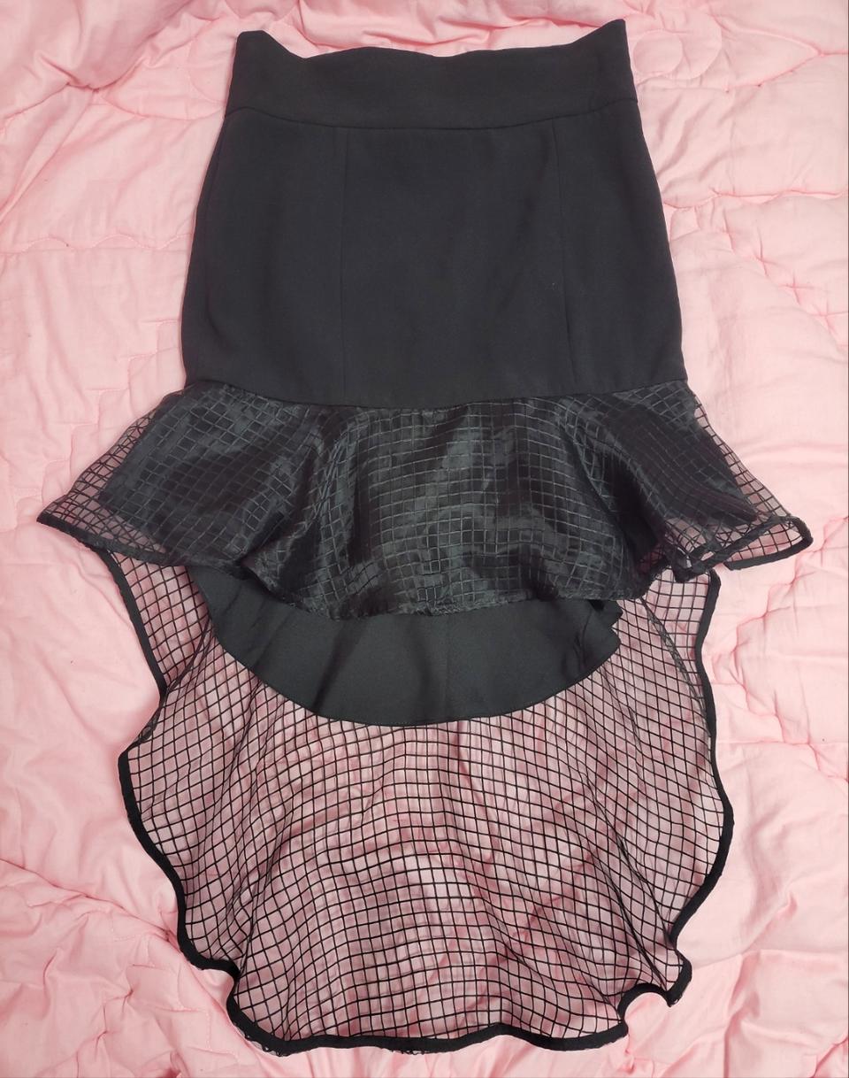 급처미사용새상품!디올 오간자 레이스 섹시청순 공주 스커트치마 드레스파티룩