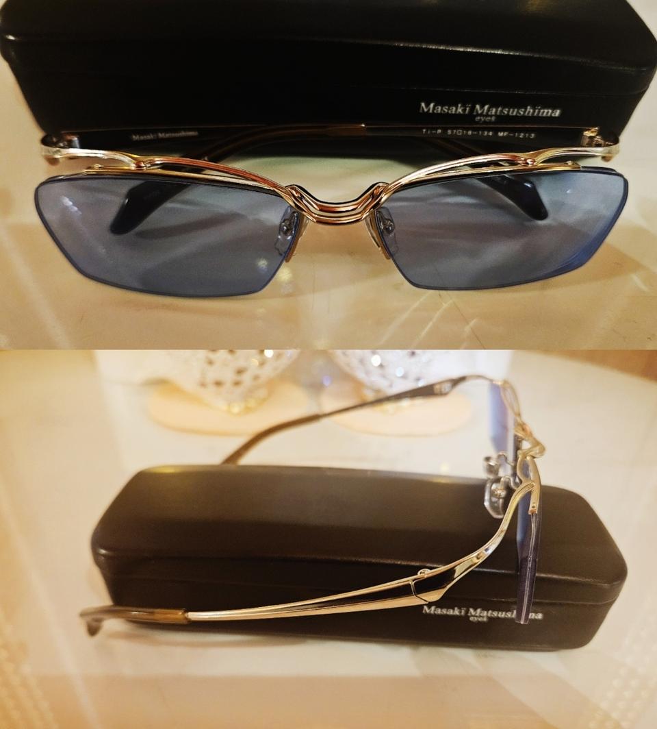 [깨끗] 초경량 마사키마츠시마 안경 정품 [골드/실버]