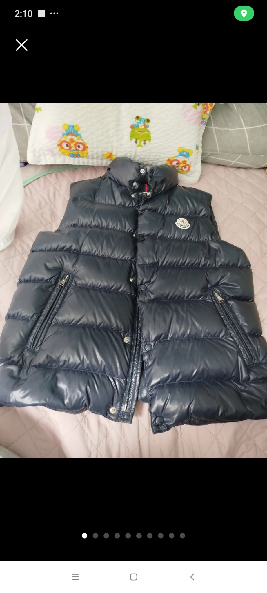 몽클레어 패딩조끼 14a 성인55가능