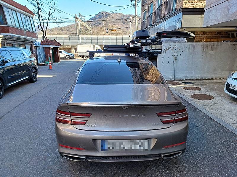 유일캐리어 가로바 보드 스키캐리어 새제품 판매 장착