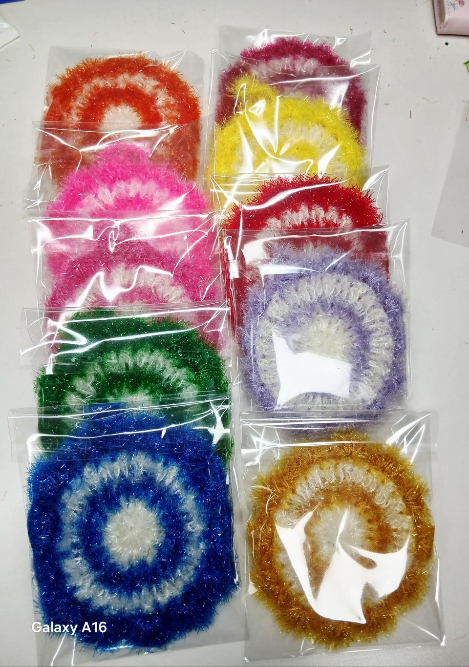 핸드메이드 수세미 10개