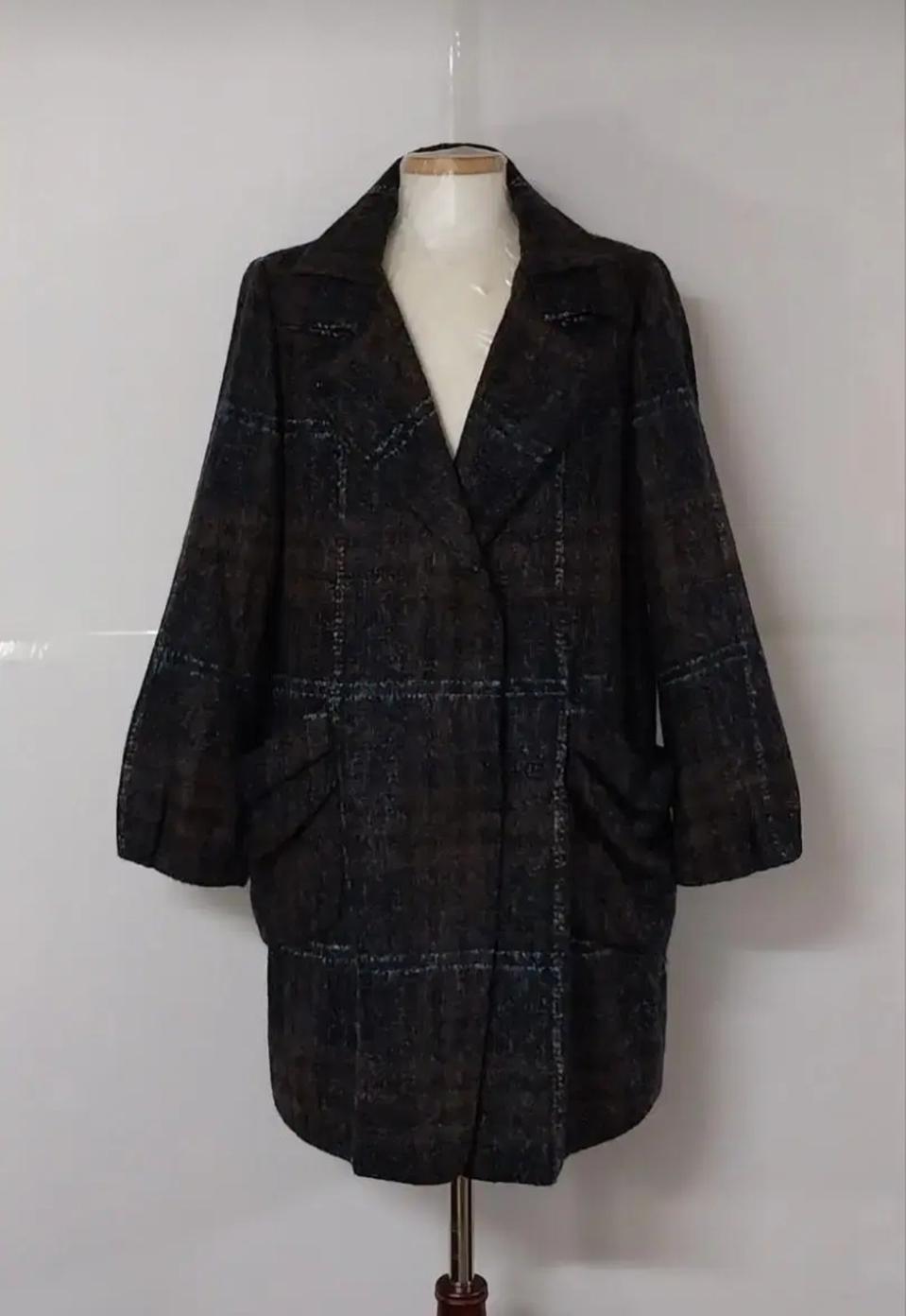 88)지센 모 여성 롱코트