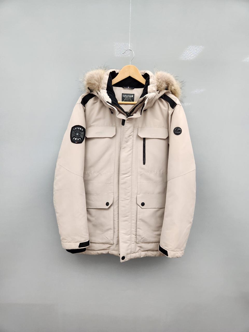 라푸마 아이보리 패딩 점퍼