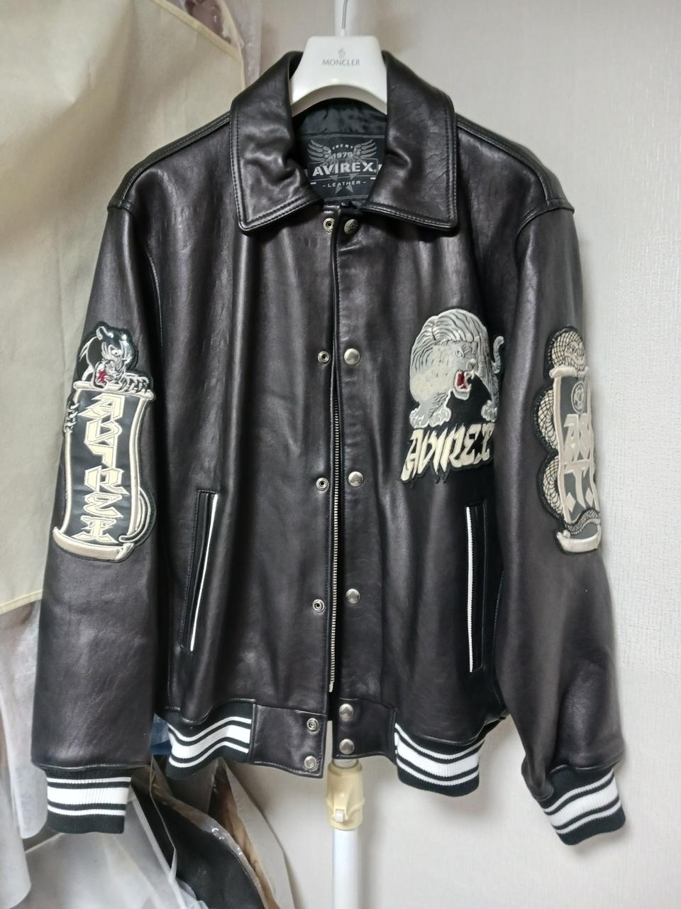새옷) 아비렉스, 바시티 가죽자켓