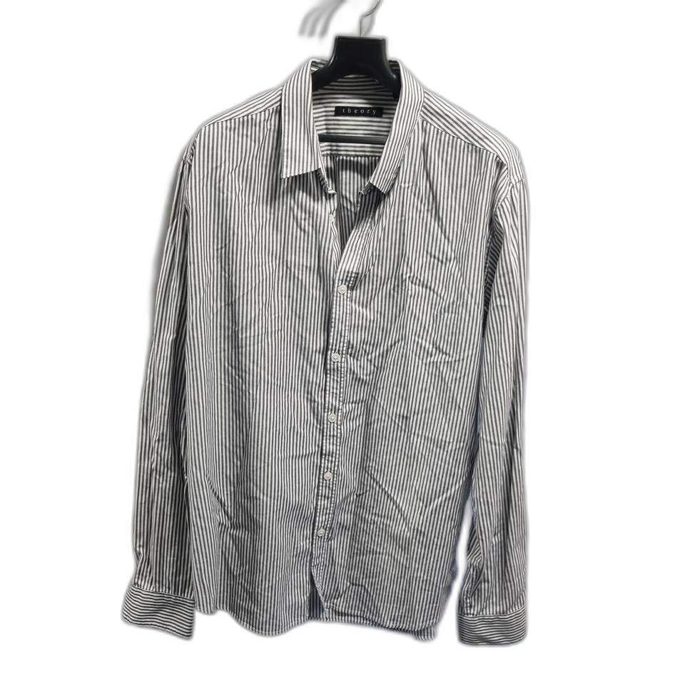 띠어리 스트라이프 긴팔 셔츠