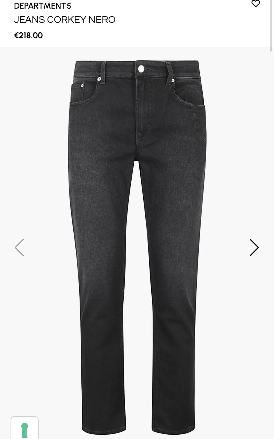 [30] (새상품) 디파트먼트5 흑청데님