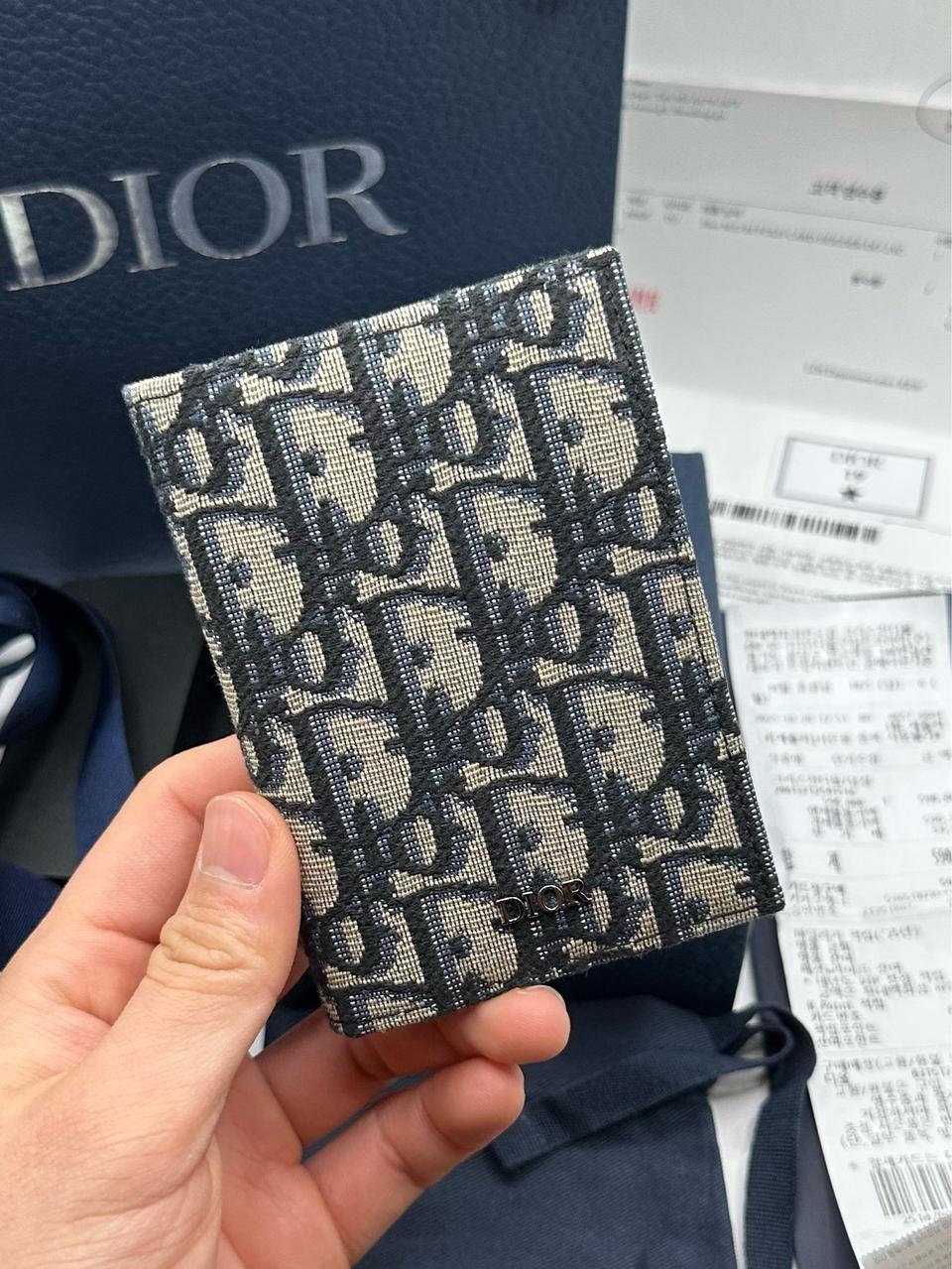 [새상품급]디올 오블리크 오거나이저 카드지갑