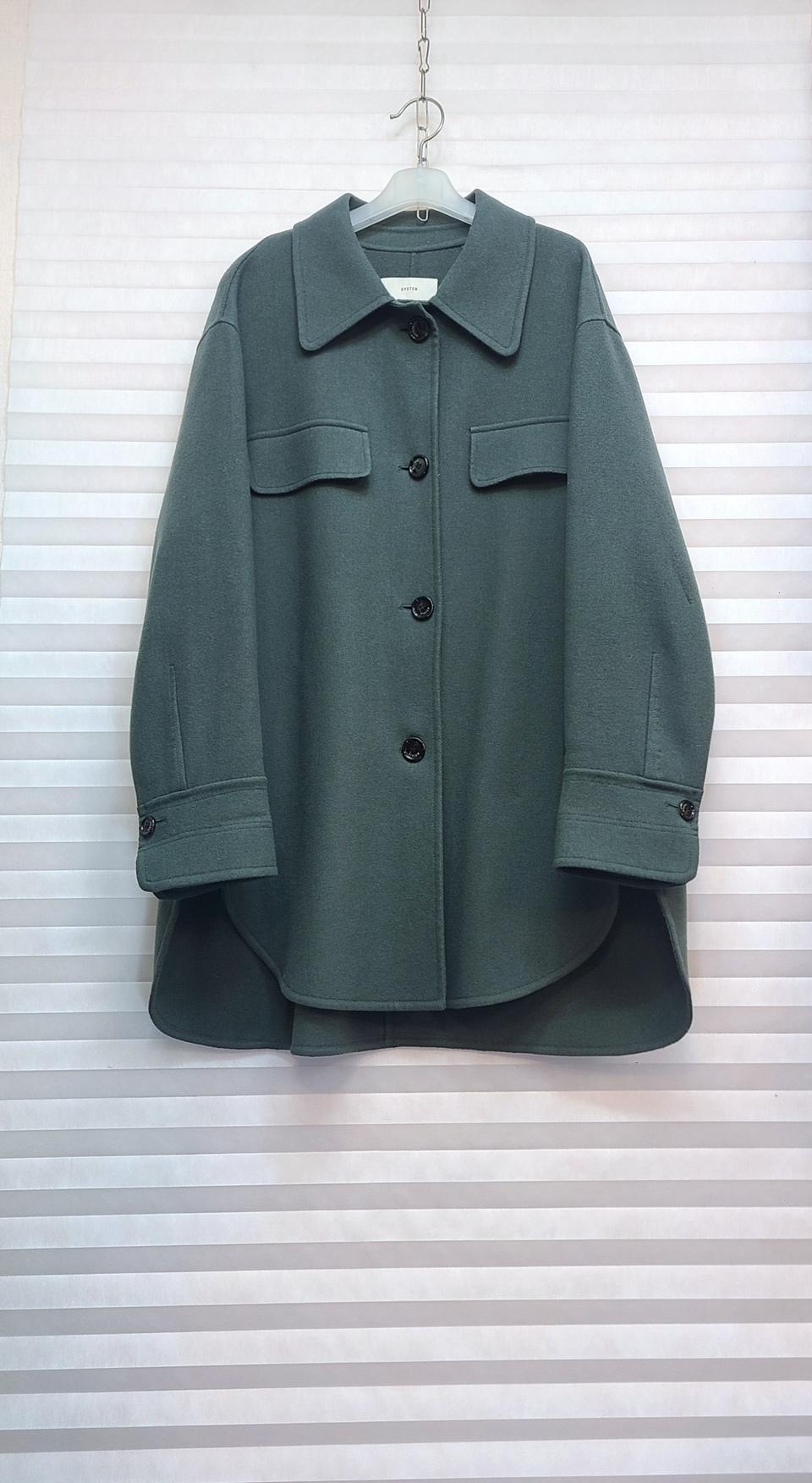 시스템> 울캐시미어 100 핸드메이드 코트