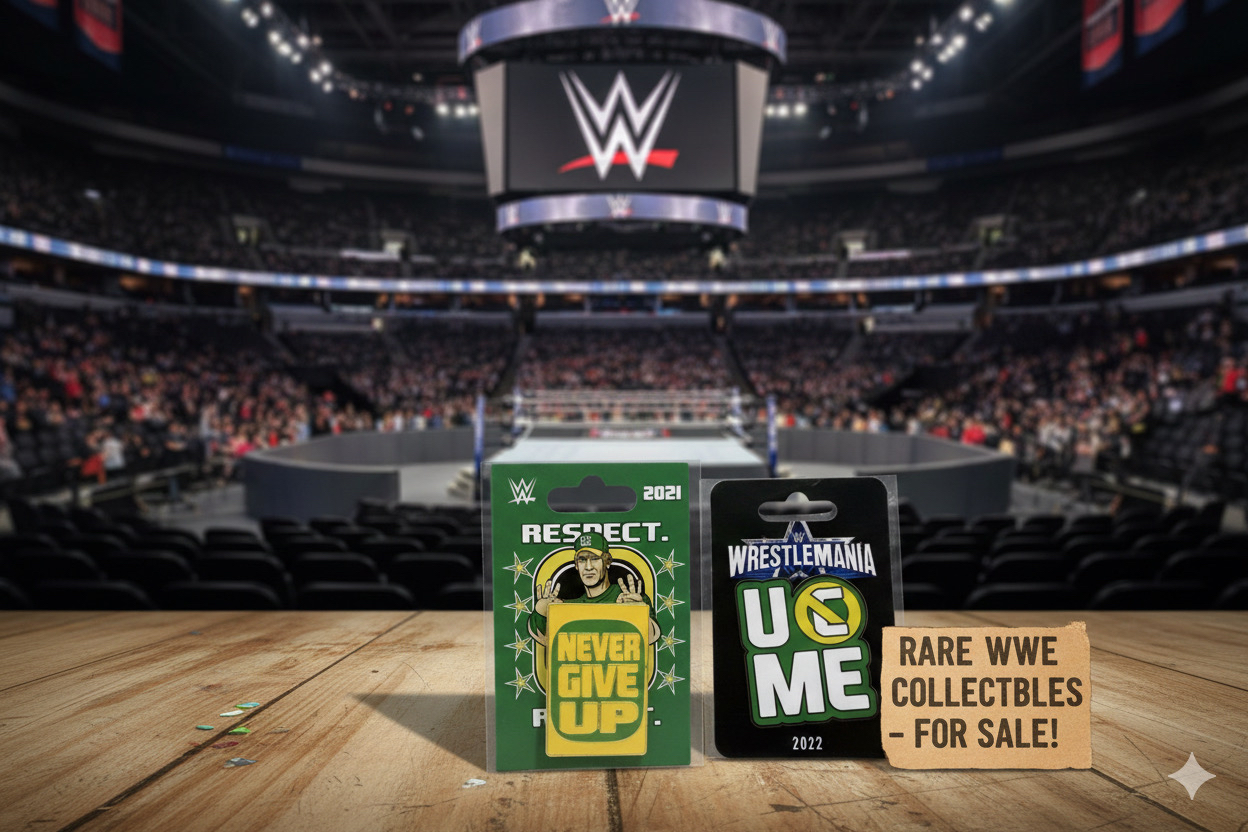 WWE 존 시나 레슬매니아 핀뱃지 2종 판매합니다