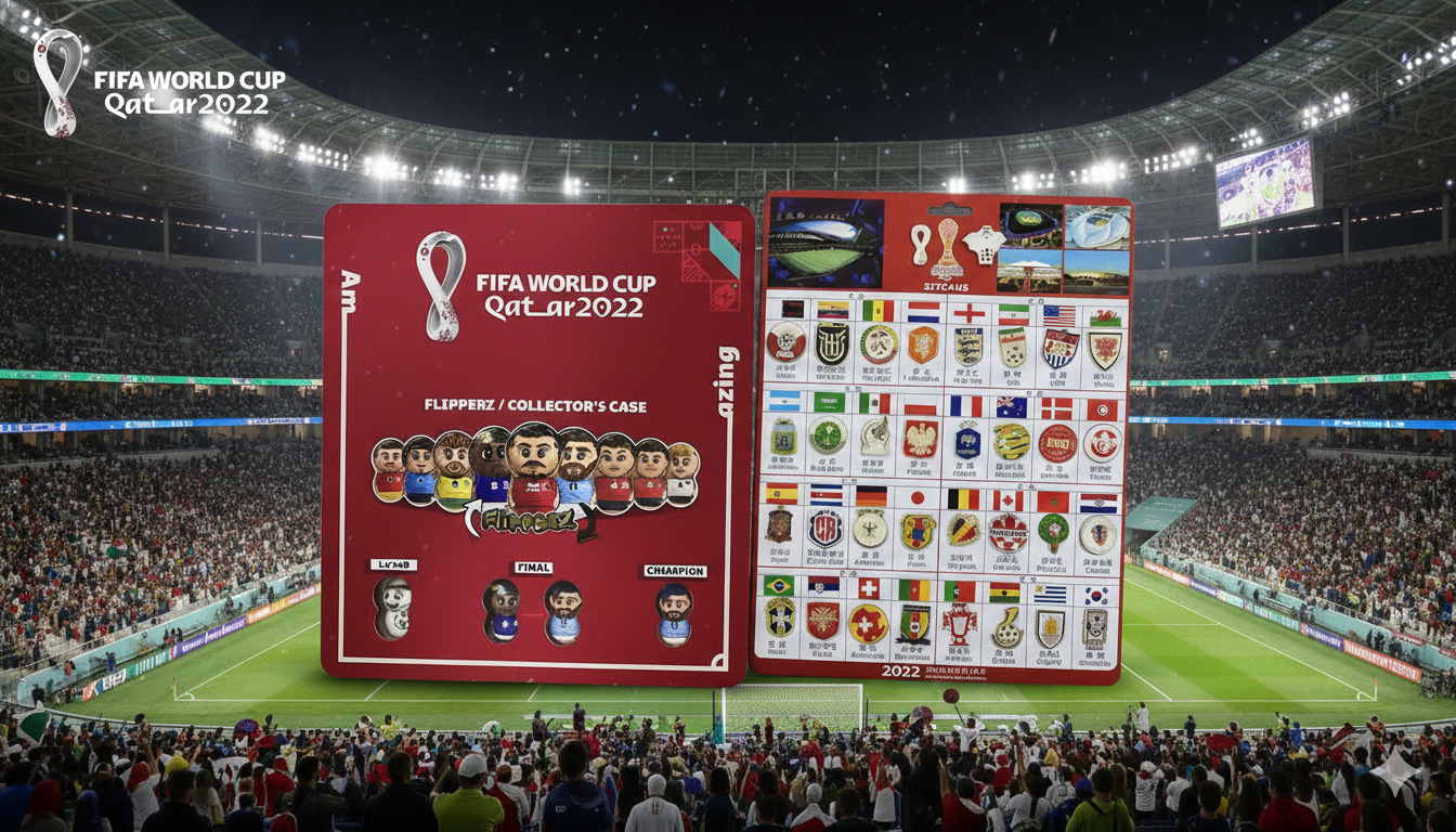 2022년 카타르 월드컵 피파 플리퍼즈 수집품 완성본 + 뱃지 판매합니다