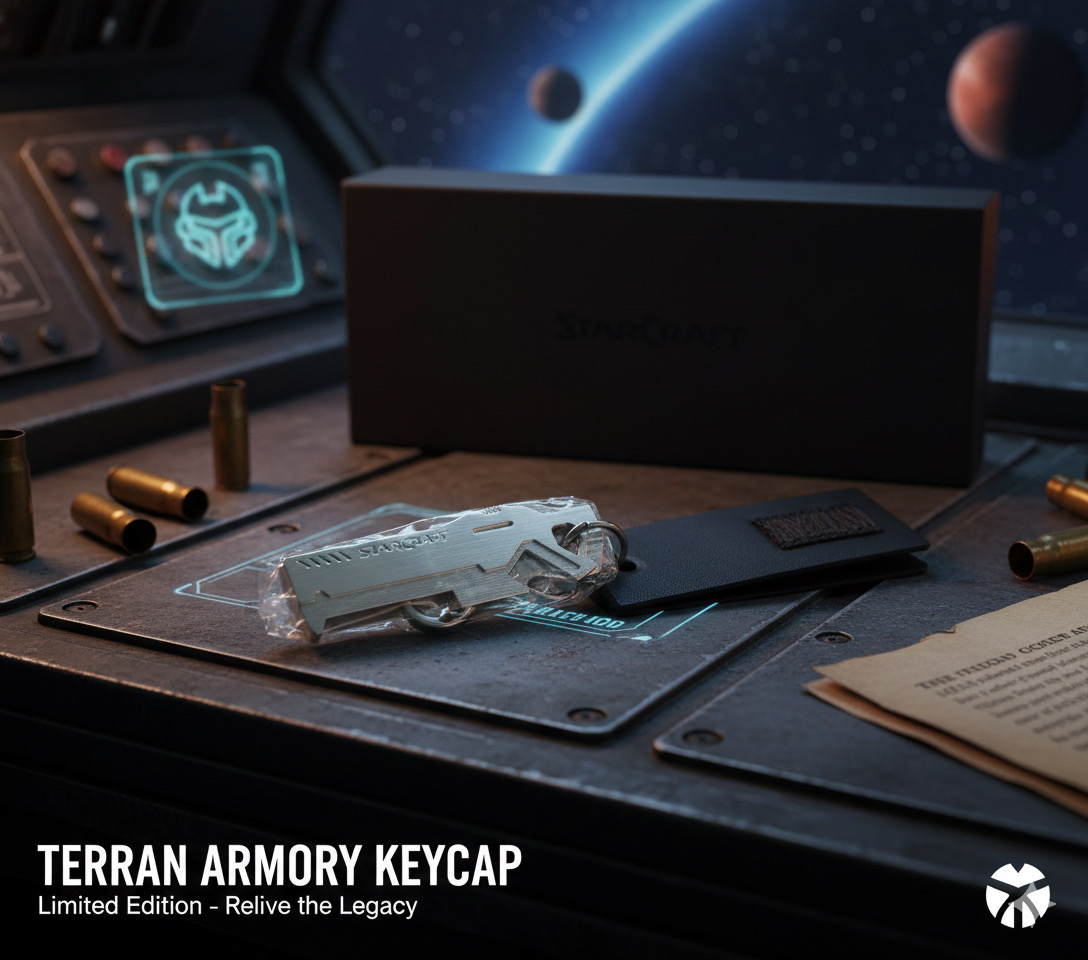 한정판 스타크래프트2 테란 키링 팝니다
