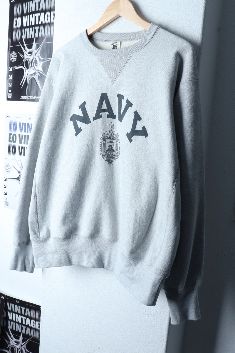 (XL-2XL) 브론슨 맨투맨 티셔츠 빅로고 네이비씰 그레이-172DA