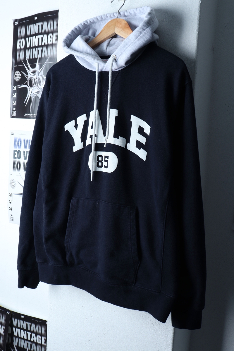 (L-XL) 예일 후드티셔츠 빅로고 네이비 캐주얼-172DB