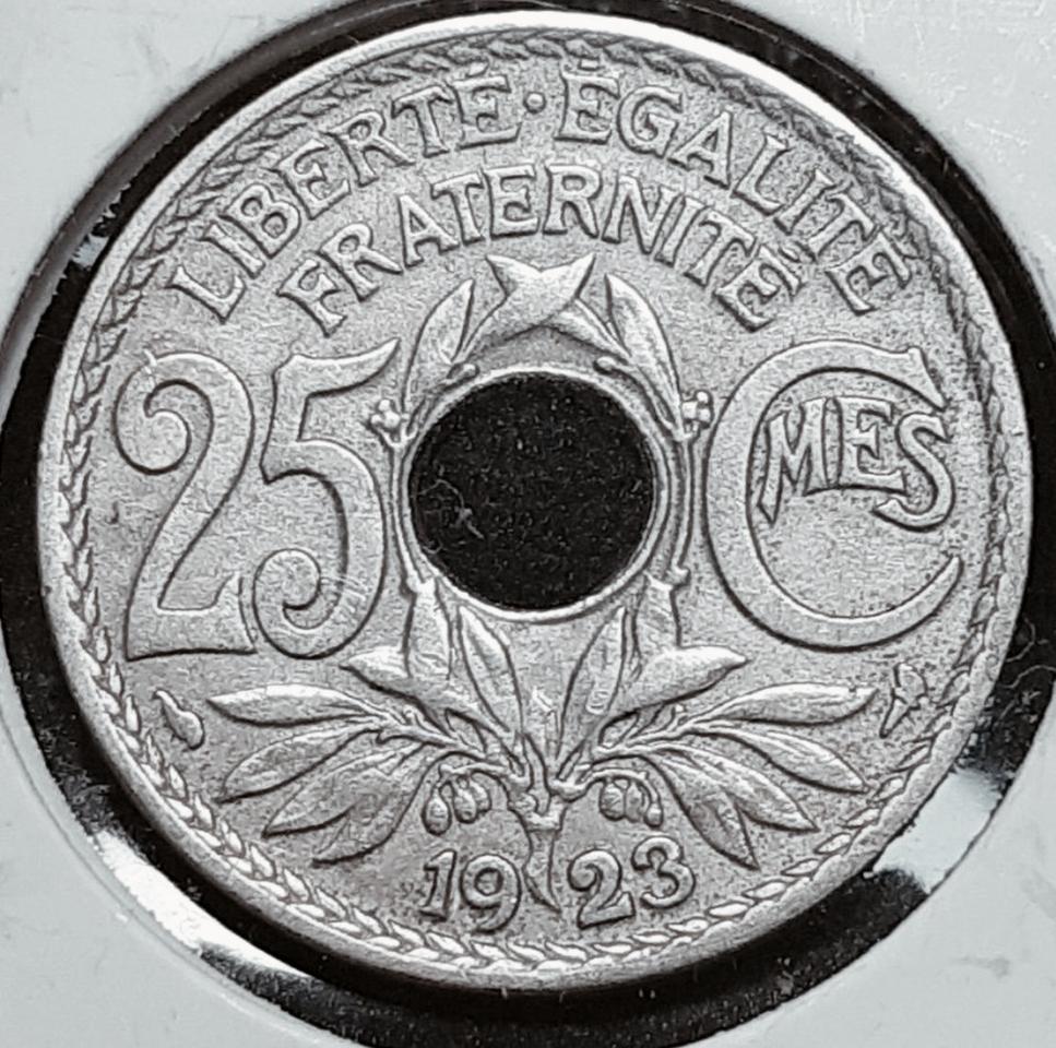 프랑스 1923년 25상팀.외국주화 주화 화폐 동전