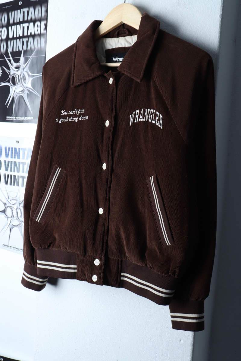 W(S) 랭글러 집업 바람막이 점퍼자켓 바시티 코듀로이-172E5