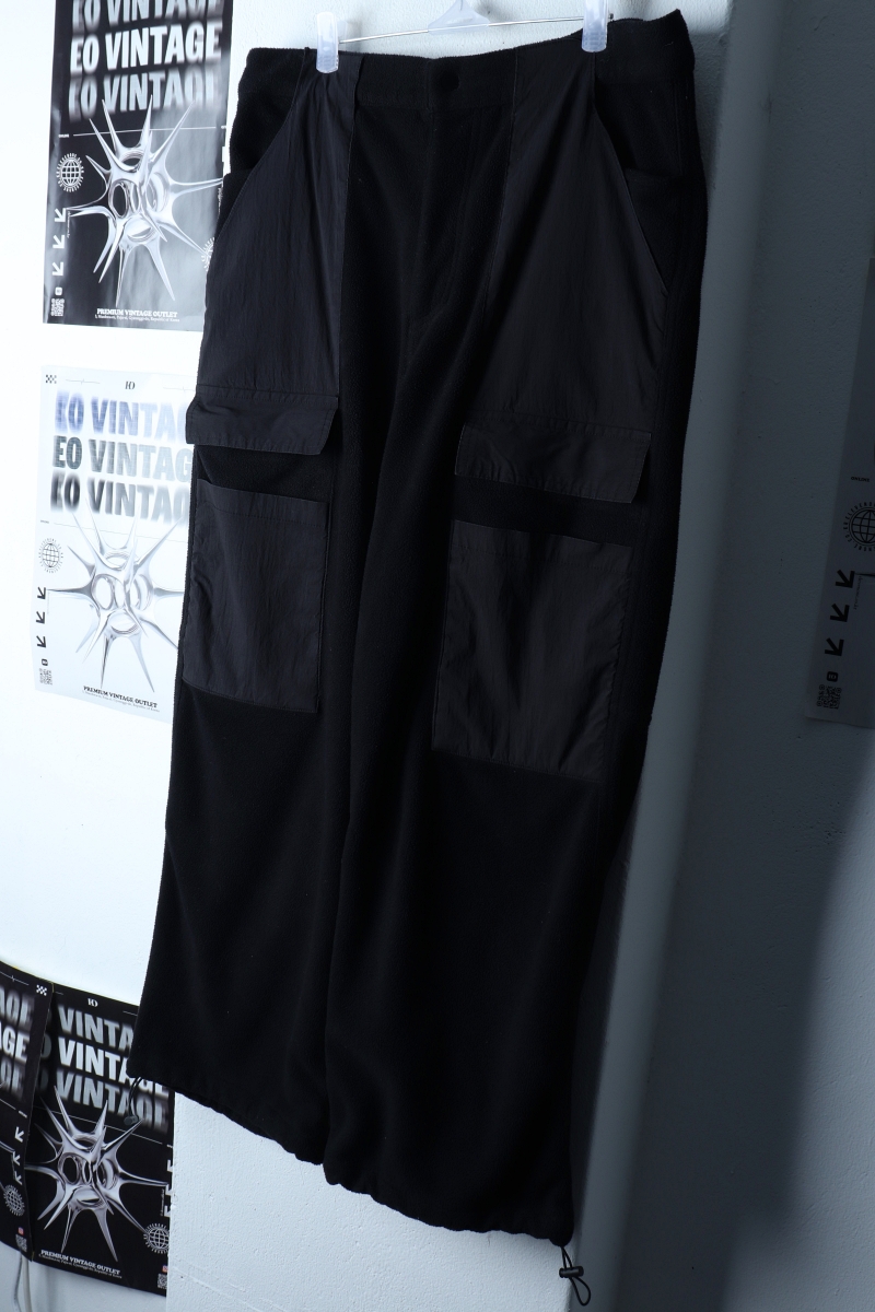 (2XL) 아르반 트레이닝복 바지 빅사이즈 폴라 플리스 블랙-240A