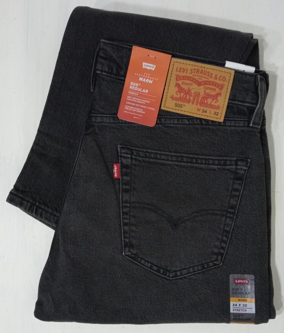 리바이스 505 레귤러 웜진 34