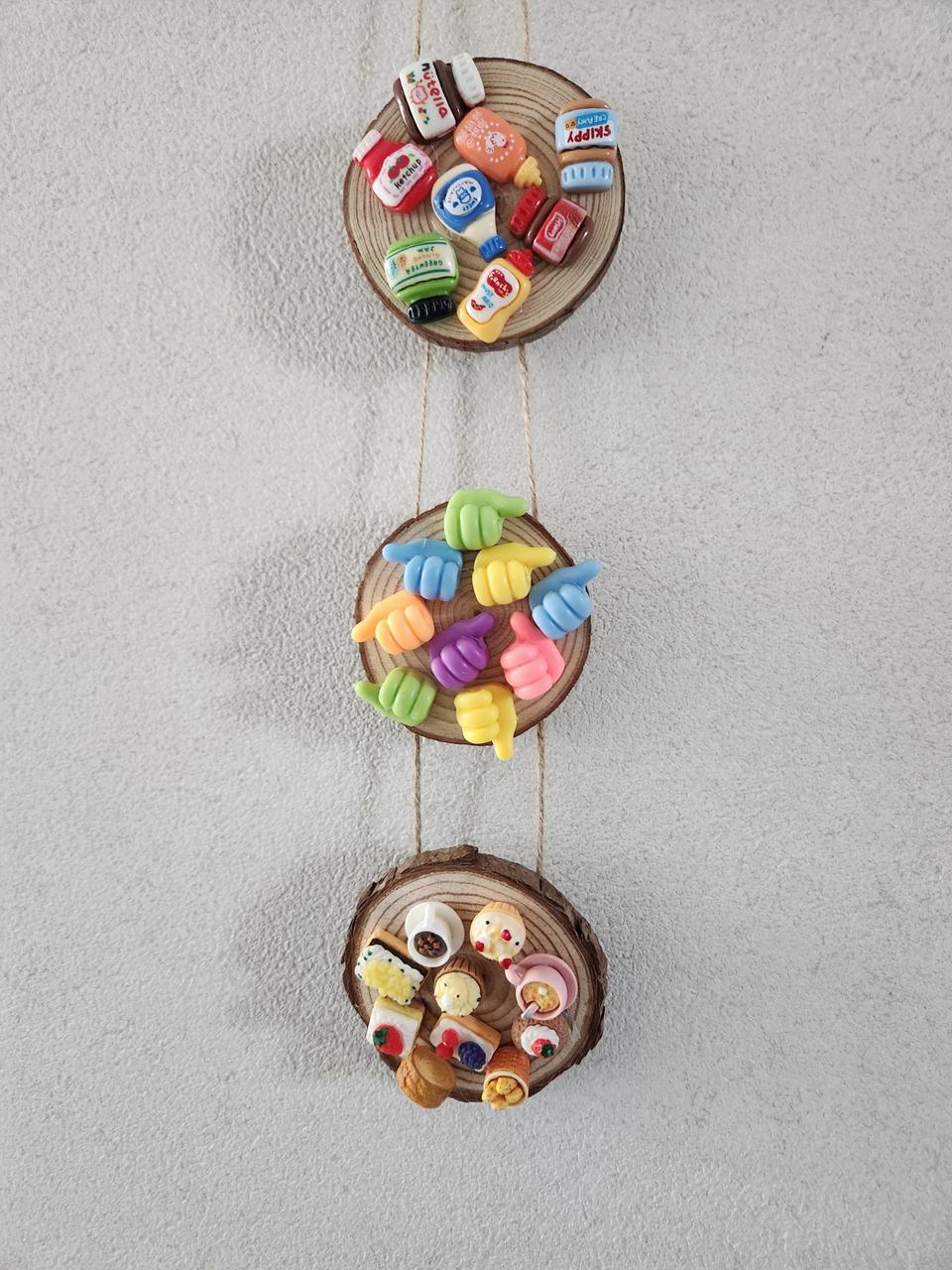 새상품)원목 벽걸이 미니어처 일괄 인테리어소품