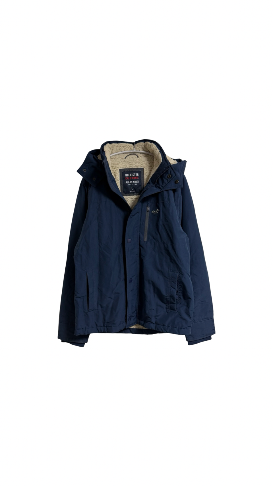 홀리스터 올웨더 쉐르파 안감 후드 자켓