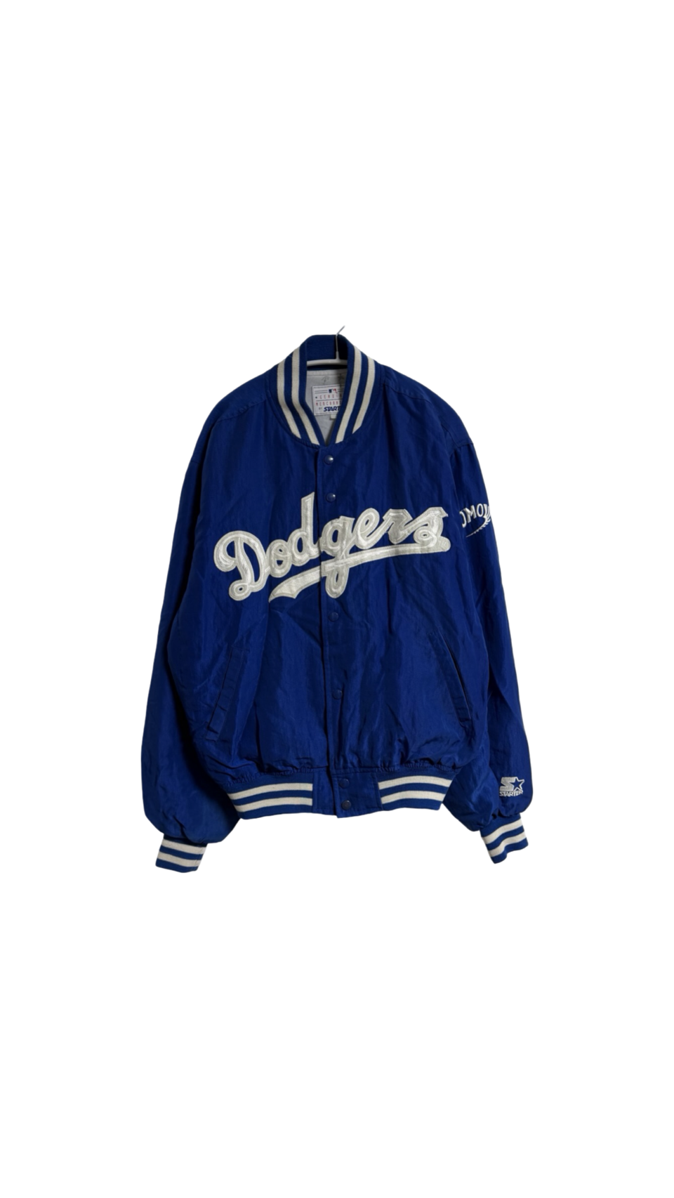 제뉴인 머천다이즈 BY 스타터 LA 다저스 사틴 바시티 자켓