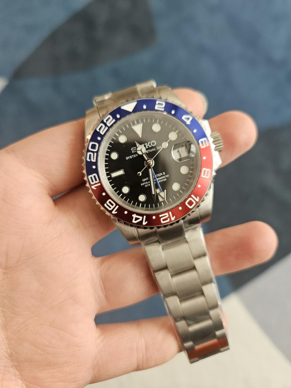 세이코 펩시 gmt mod 시계