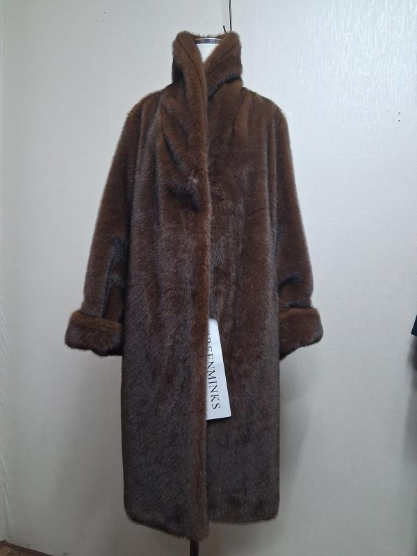 친환경 새로운 휘메일 모조밍크 코트 새거 77 수입 새로운 업그레이드된