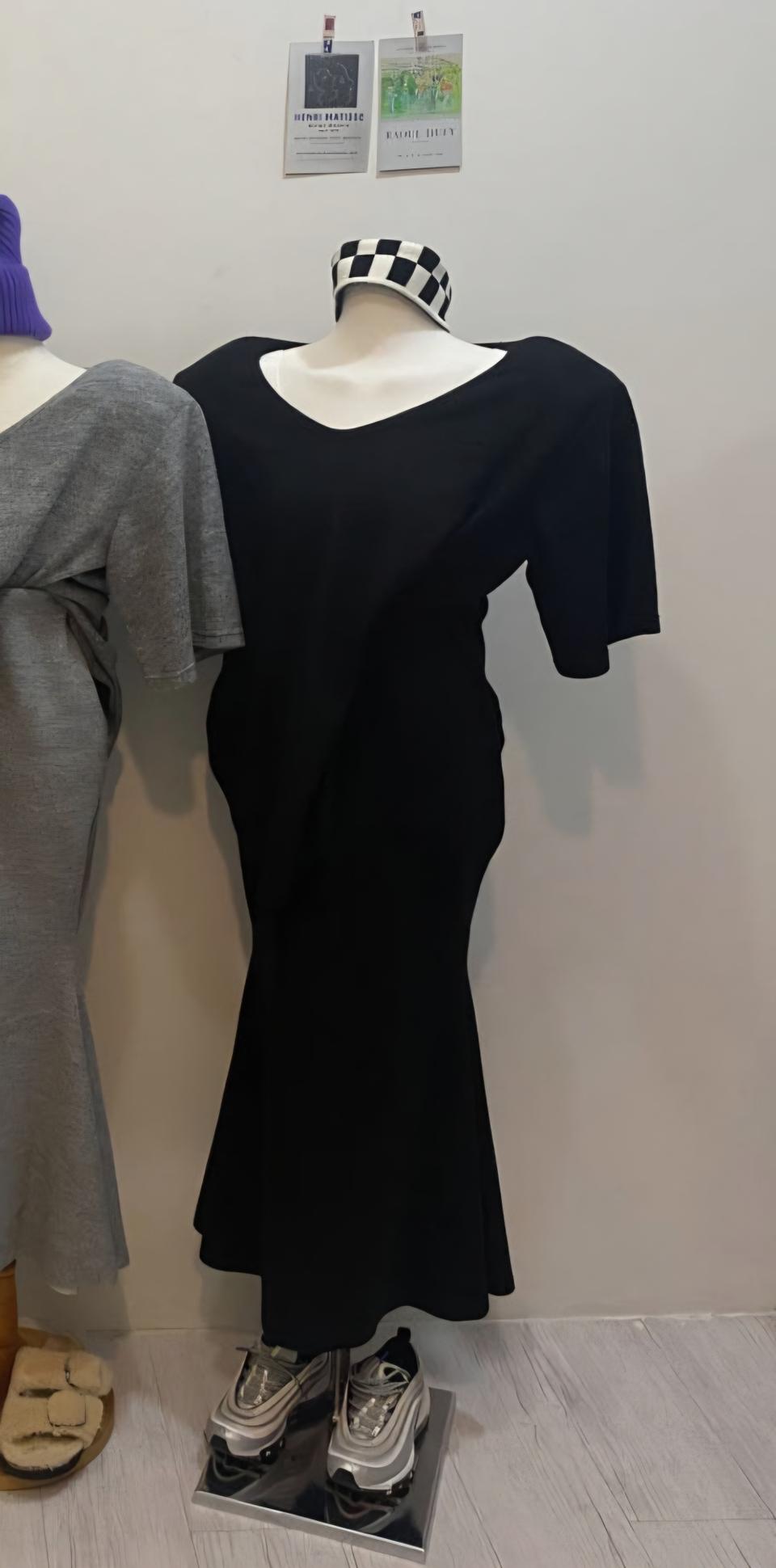 새상품)엔티크제이 보들 기모 머메이드 스커트