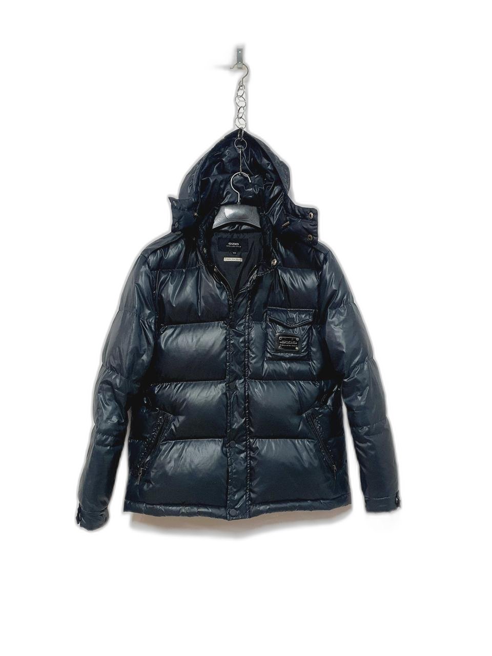 ezio 이지오 오리털 유광 후드 패딩