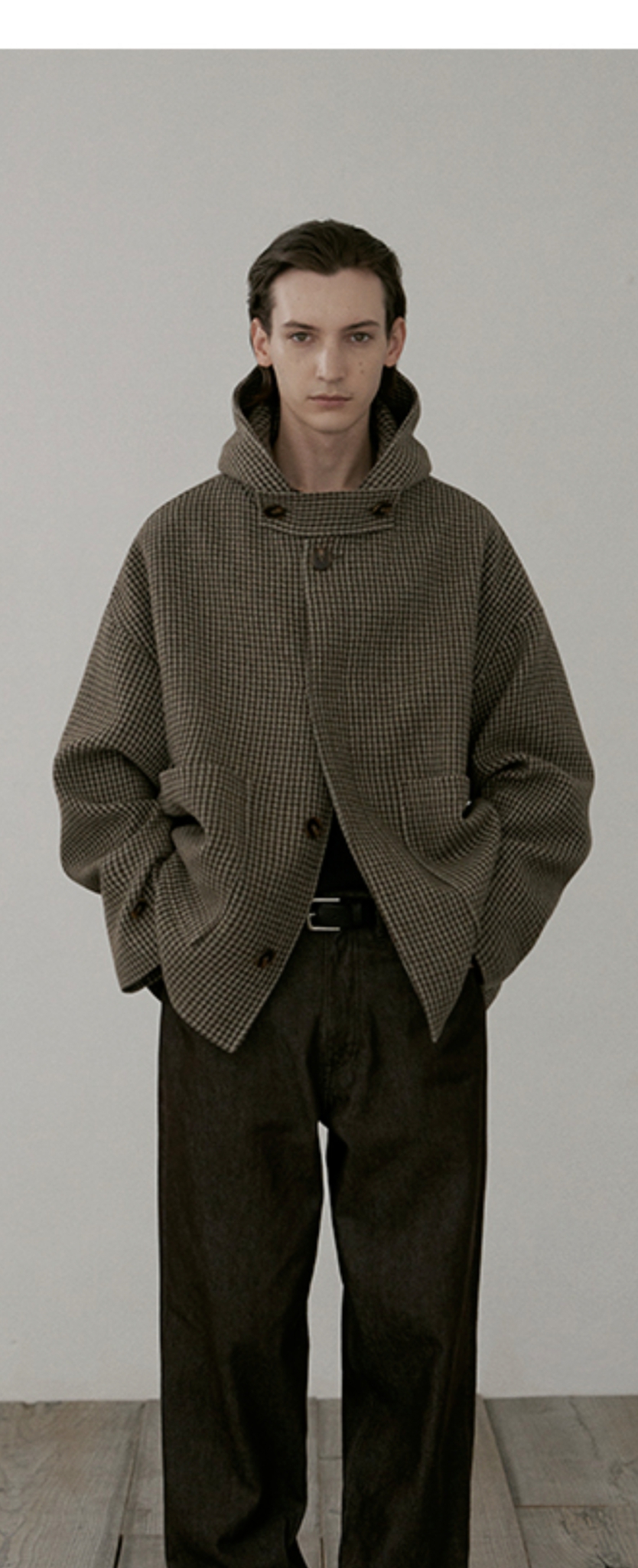 라퍼지스토어 후드 하프코트 / 남성 코트 / 남자 자켓