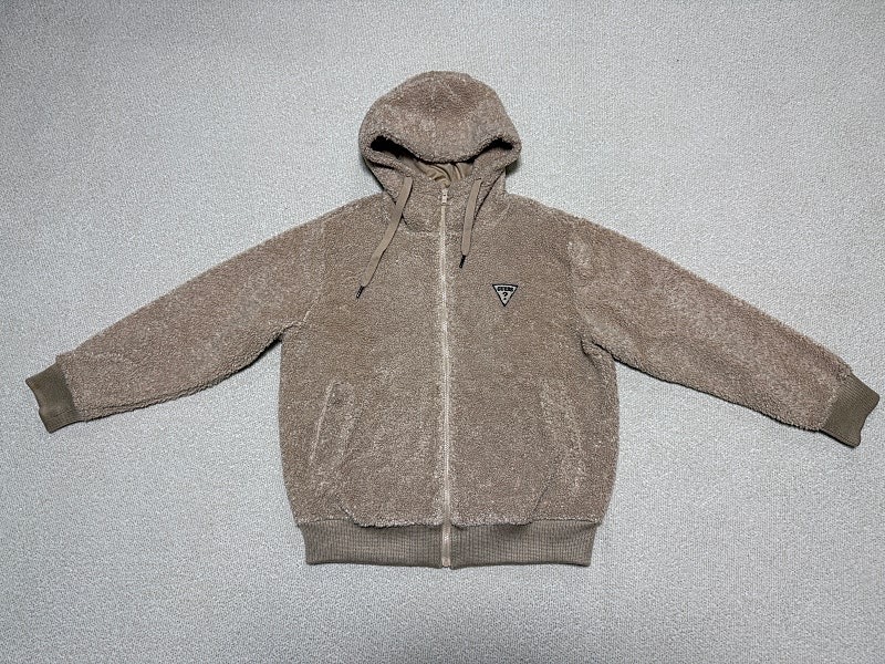 게스 기모 후리스 후드 자켓 남성용 95사이즈