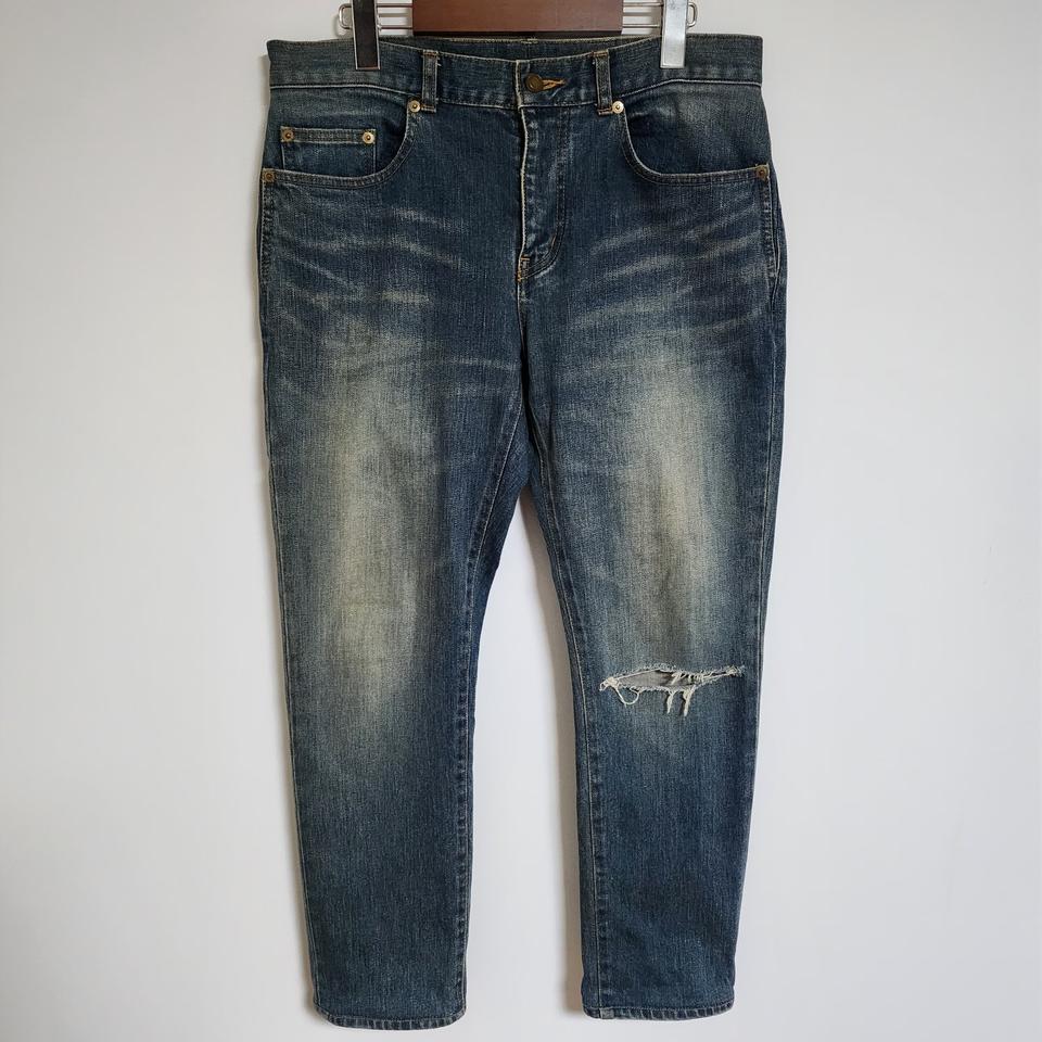 [32] 생로랑 데님 디스 남성 청바지 489125 