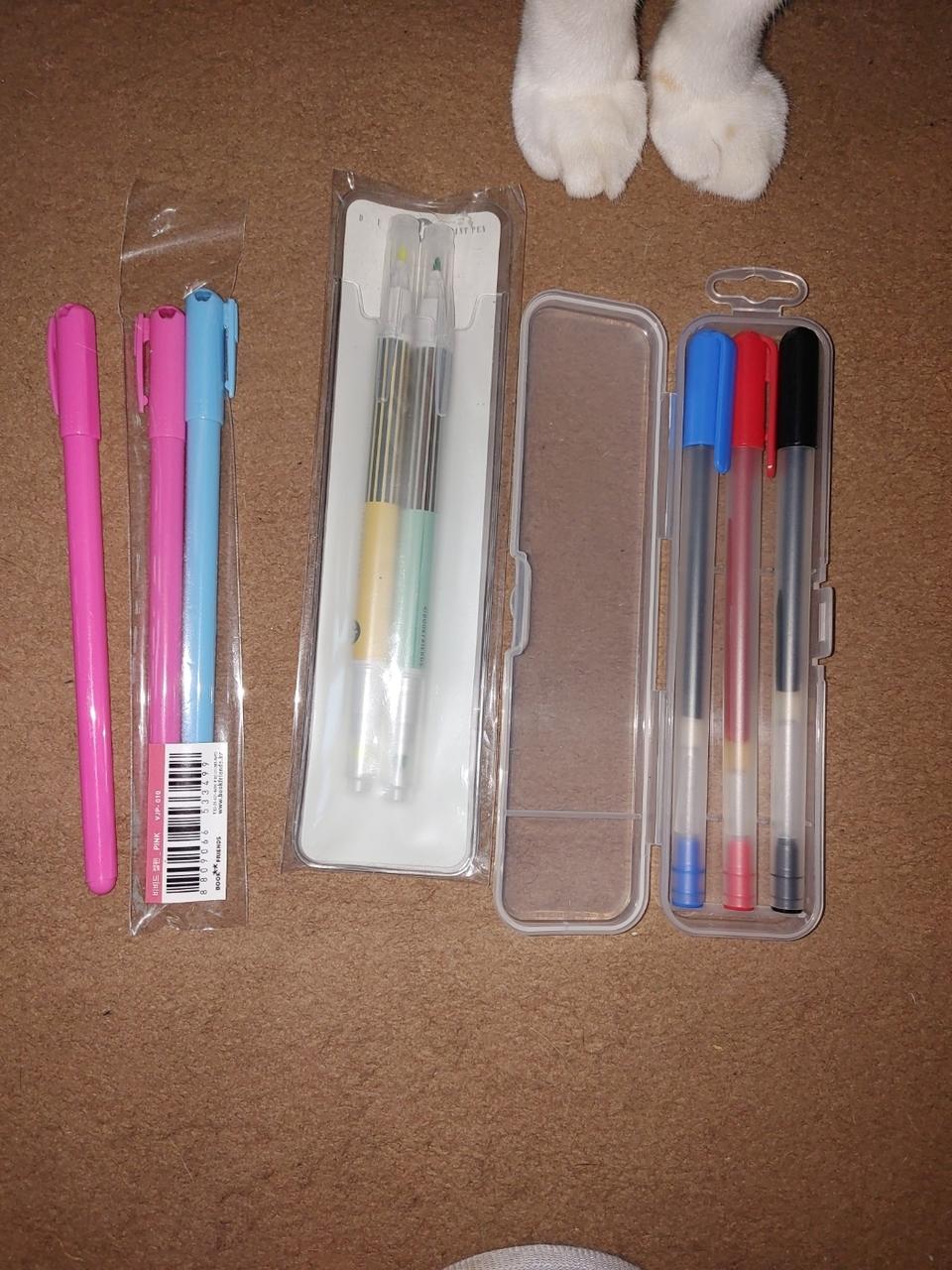 비비드 젤펜 잉크펜  형광펜 펜 필기구 