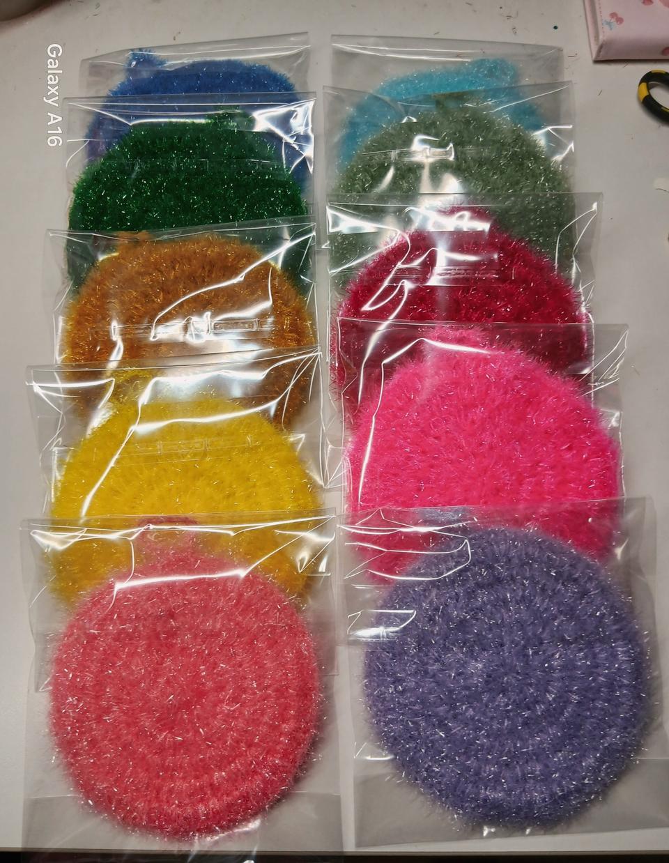 핸드메이드 수세미 10개