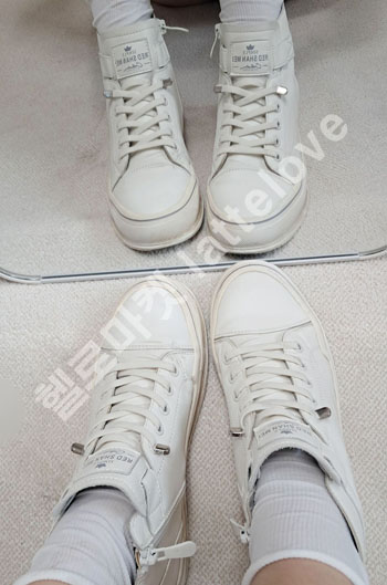 베이직 하이탑 스니커즈 250 (착샷O)