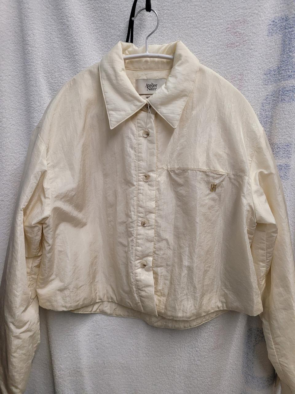 아틀리에나인 에센셜 카라 숏자켓 여LL.새상품