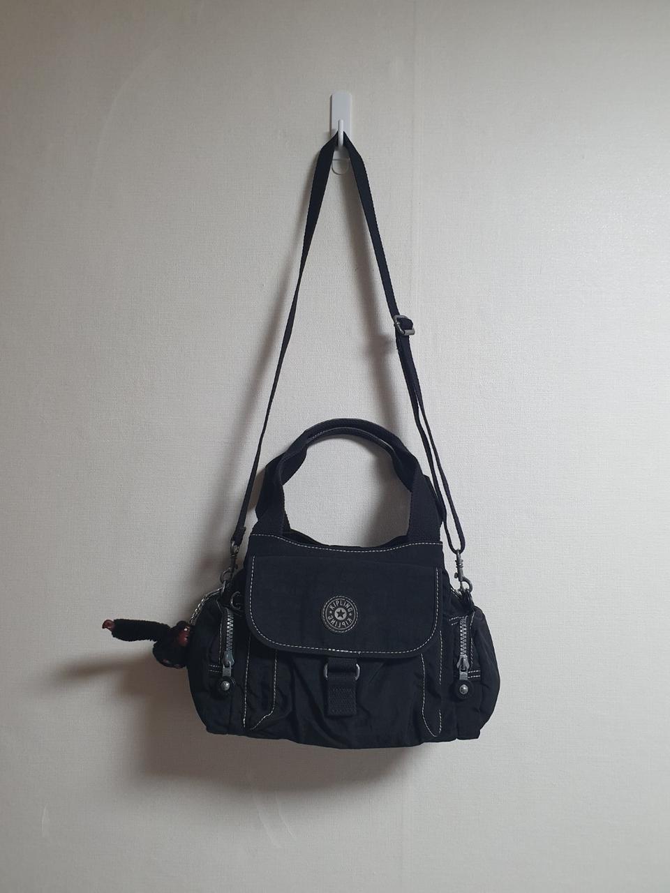 키플링 페어팩스 미니 숄더 크로스백 블랙